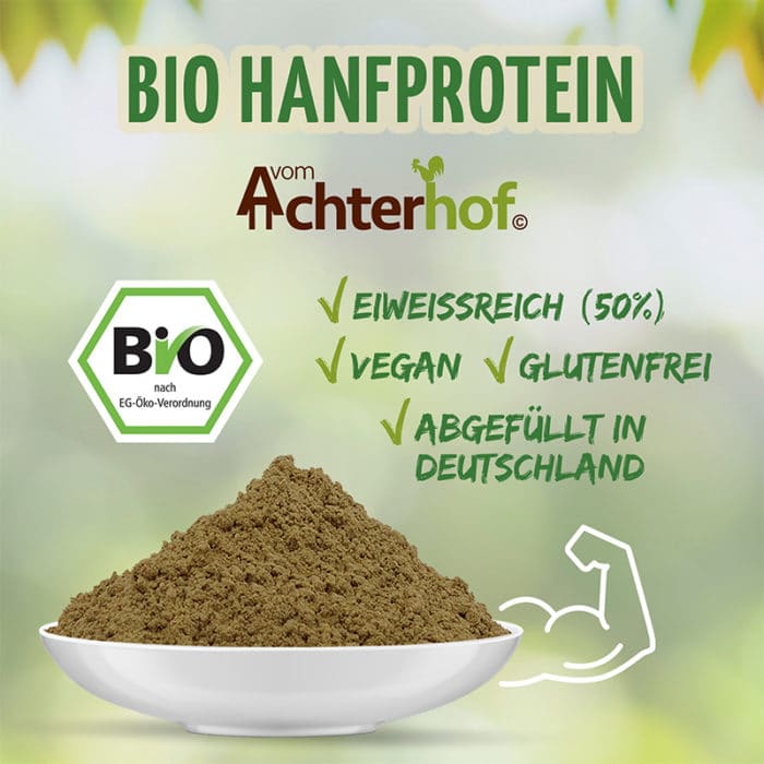 BIO Hanfprotein Inhalt- LebensForm Shop
