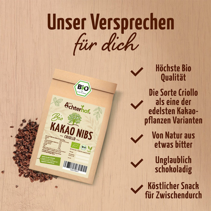 BIO Kakao Nibs bestellen - LebensForm Shop