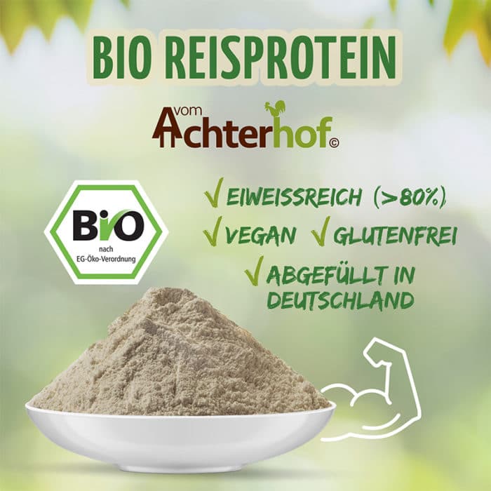 BIO Reisprotein Inhalt- LebensForm Shop