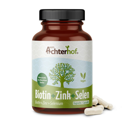 Biotin + Zink + Selen Kapseln 120 Kapseln - LebensForm Shop