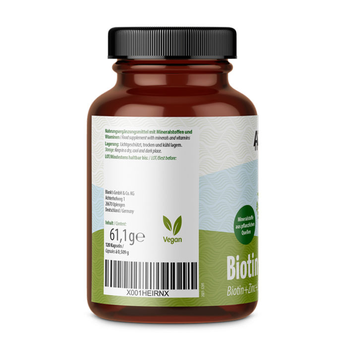 Biotin + Zink + Selen Kapseln 120 Kapseln kaufen - LebensForm Shop