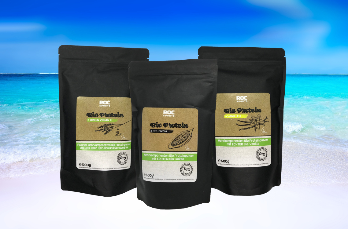 Angebote im LebensForm Onlineshop ROC Sports BIO Protein Pulver Sommer - LebensForm
