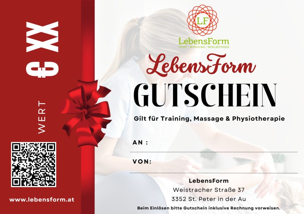 Wertgutschein € xx - LebensForm