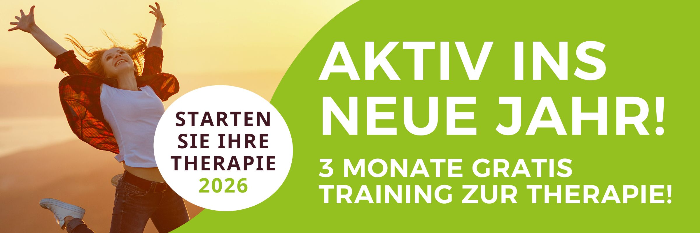 Aktion Gratis 3 Monate Training bei LebensForm bei Therapie Start bis Ende Februar
